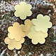 MSBR40624 = BRASS SHAPE - FLOWER 7/8''  24ga (Pkg of 6)