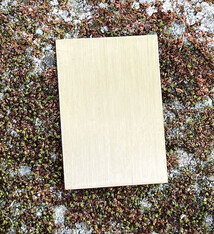 MSBR36324 = BRASS SHAPE - RECTANGLE 1 x 1-1/2"  (24ga) (Pkg of 8)