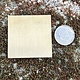MSBR30424 = Brass Shape - Square 1.5"  (24ga) (Pkg of 6)