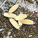 MSBR21224 = BRASS SHAPE - OVAL with 2 RINGS 1-3/8x7/16''  24ga (Pkg of 6)