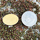 MSBR20824 = BRASS SHAPE - OVAL 18mm x 13mm  24ga (Pkg of 6)