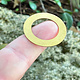 MSBR18324 = BRASS WASHER 24ga 1-3/8'' diameter (Pkg of 6)