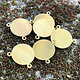 MSBR11824 = BRASS SHAPE - ROUND with 2 RINGS 15mm 24ga (Pkg of 6)