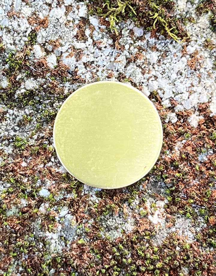 MSBR10424 = Brass Shape Round 3/4'' dia (24ga) (Pkg of 6)