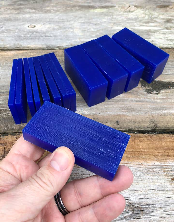 Du-Matt 21.02772 = DuMatt Blue Carving Wax Slices (1lb)