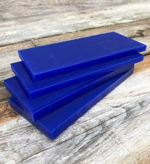 Du-Matt 21.02781 = DuMatt Blue Carving Wax Tablets Set of 4, 2 sizes