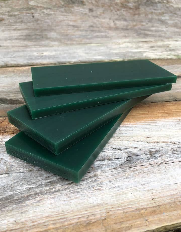 Du-Matt 21.02783 = DuMatt Green Carving Wax Tablets Set of 4, 2 sizes