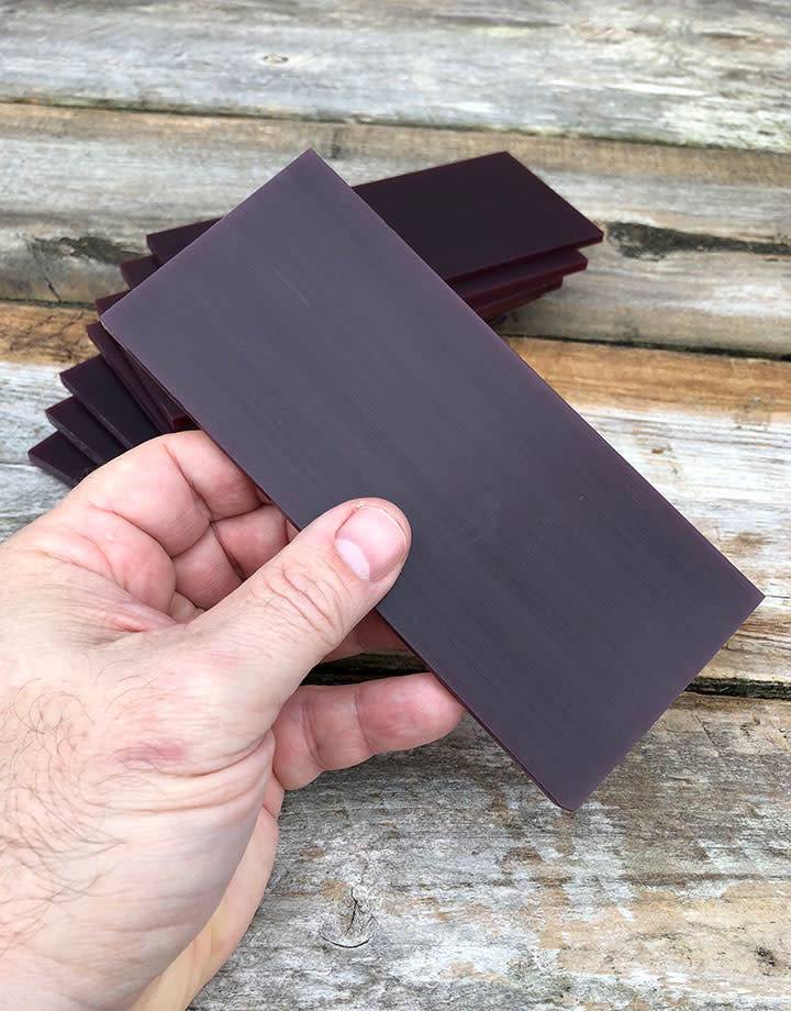 Du-Matt 21.02785 = DuMatt Purple Carving Wax Tablets Set of 8, 4.5mm