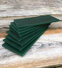 Du-Matt 21.02786 = DuMatt Green Carving Wax Tablets Set of 8, 4.5mm