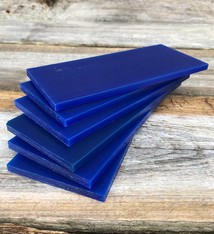 Du-Matt 21.02787 = DuMatt Blue Carving Wax Tablets Set of 6, 6mm