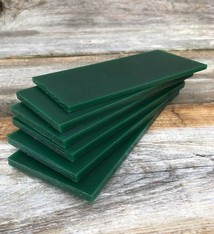 Du-Matt 21.02789 = DuMatt Green Carving Wax Tablets Set of 6, 6mm