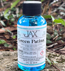 PM9000 = Jax Green Patina for Copper, Brass & Bronze 2oz Bottle