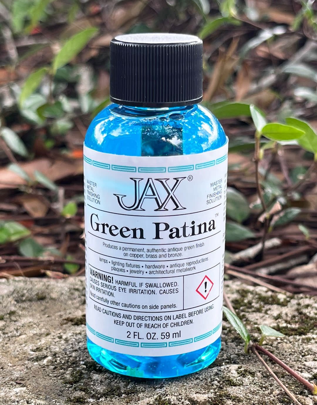 PM9000 = Jax Green Patina for Copper, Brass & Bronze 2oz Bottle