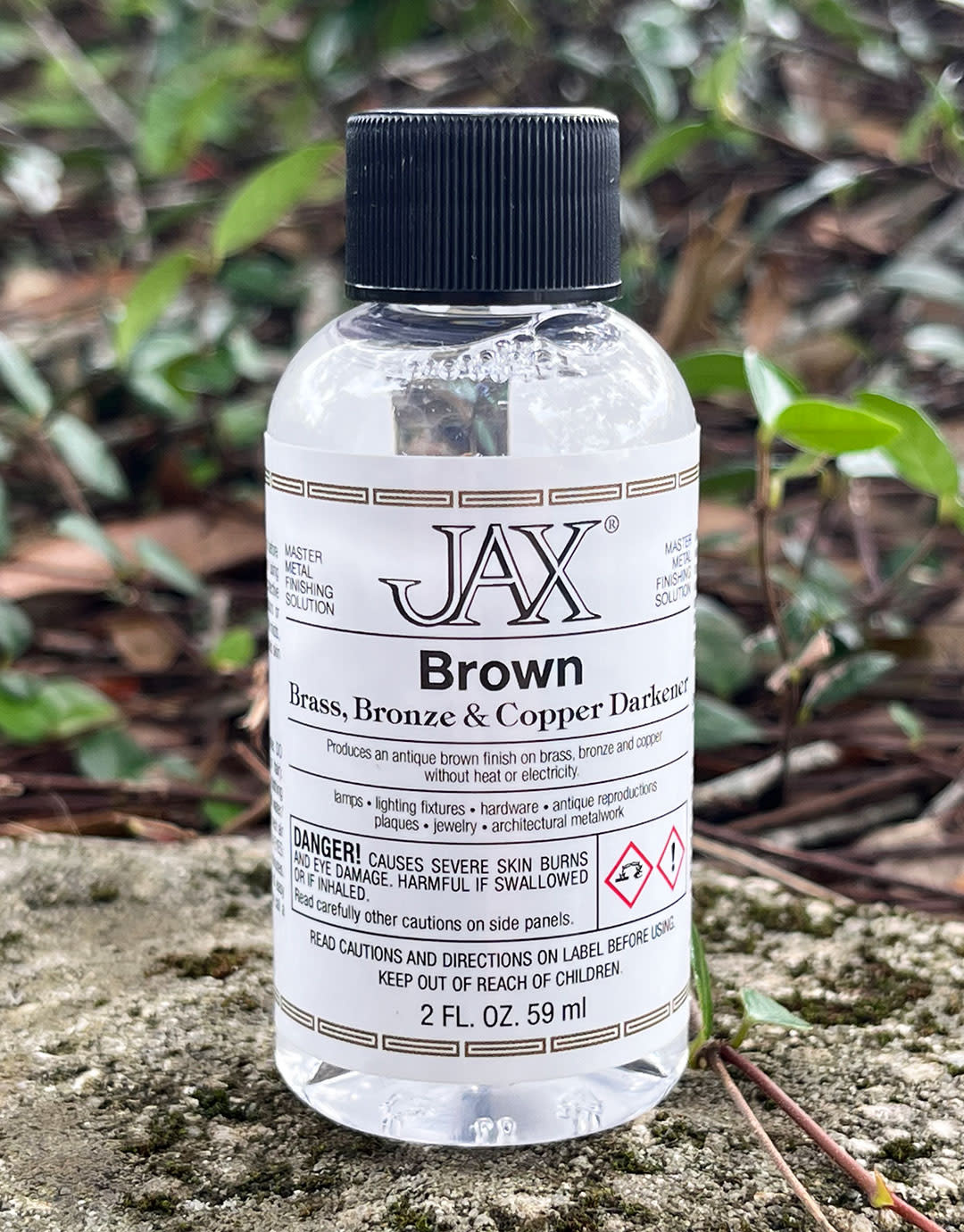 PM9002 = Jax Brown Darkener for Copper, Brass & Bronze 2oz Bottle
