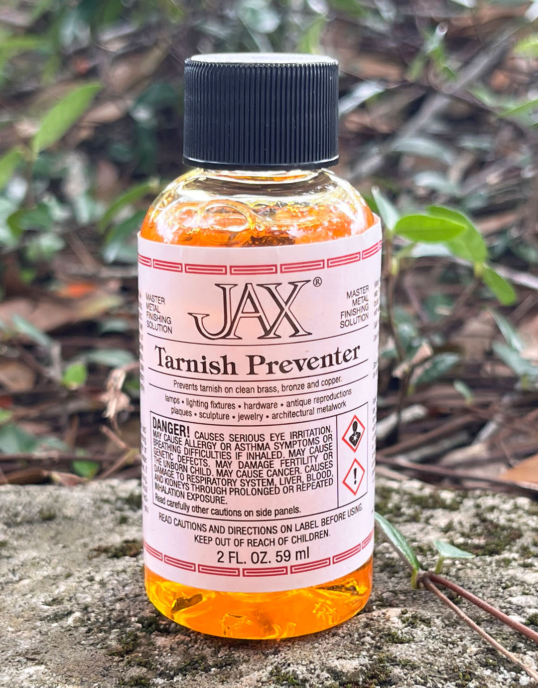 PM9012 = Jax Tarnish Preventer for Copper, Brass & Bronze 2oz Bottle