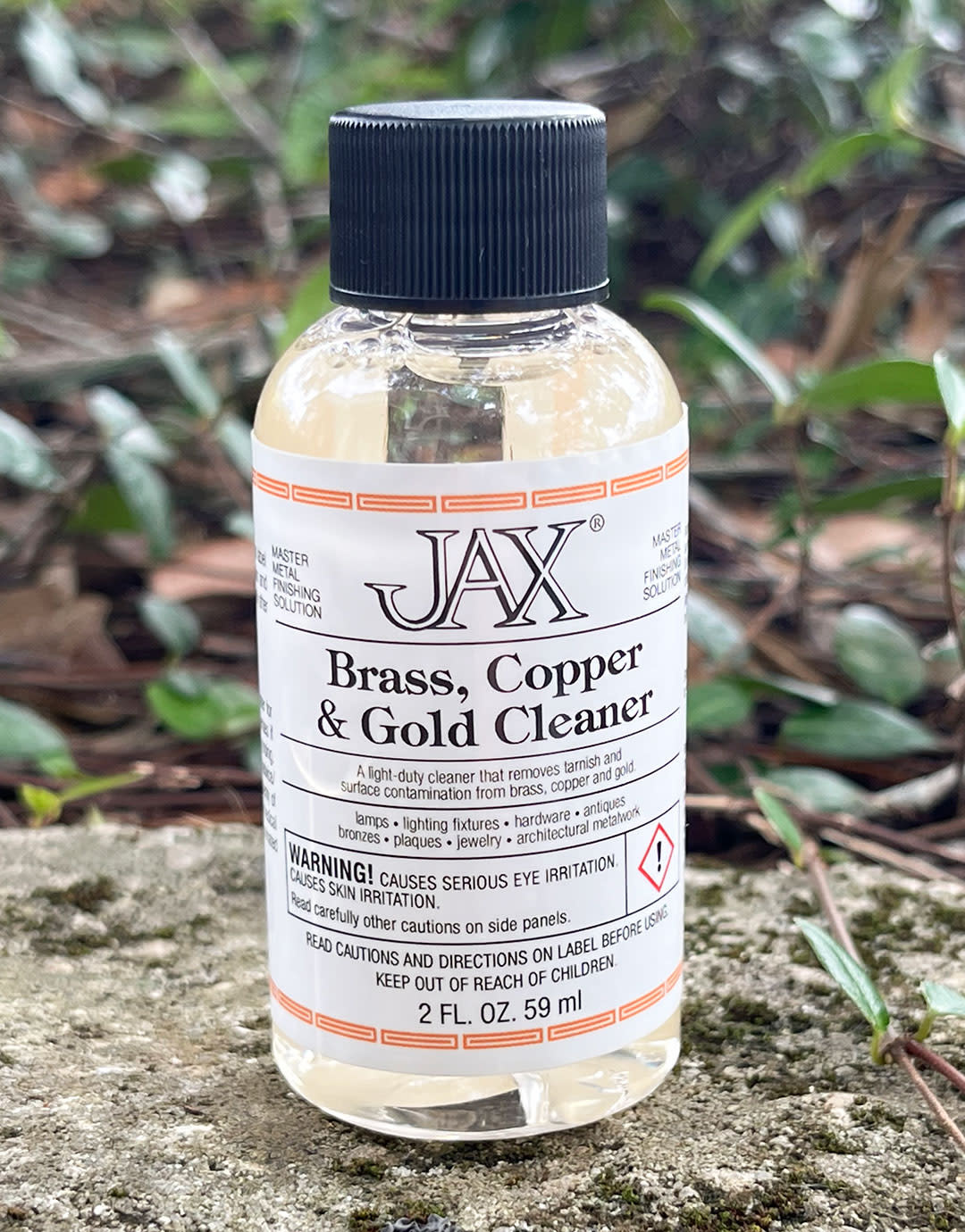 PM9015 = Jax Brass, Gold & Copper Cleaner 2oz Bottle