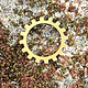 MSBR56124 = BRASS SHAPE - GEAR OPEN  3/4''  24ga (Pkg of 6)
