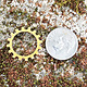 MSBR56124 = BRASS SHAPE - GEAR OPEN  3/4''  24ga (Pkg of 6)