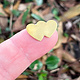 MSBR70724 = Brass Shape - Double Heart 14 x 19.5mm (Pkg of 6)