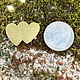 MSBR70724 = Brass Shape - Double Heart 14 x 19.5mm (Pkg of 6)