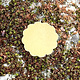 MSBR71324 = Brass Shape - Flower 12mm (Pkg of 6)