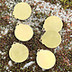 MSBR72124 = Brass Shape - Circle with Ornament and Ring 17 x 19mm (Pkg of 6)
