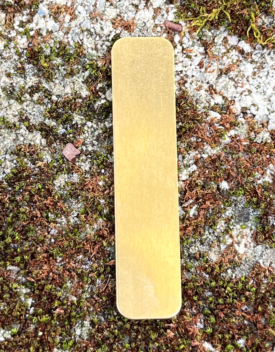 MSBR72724 = Brass Shape - Rectangle 9.5 x 45mm (Pkg of 10)