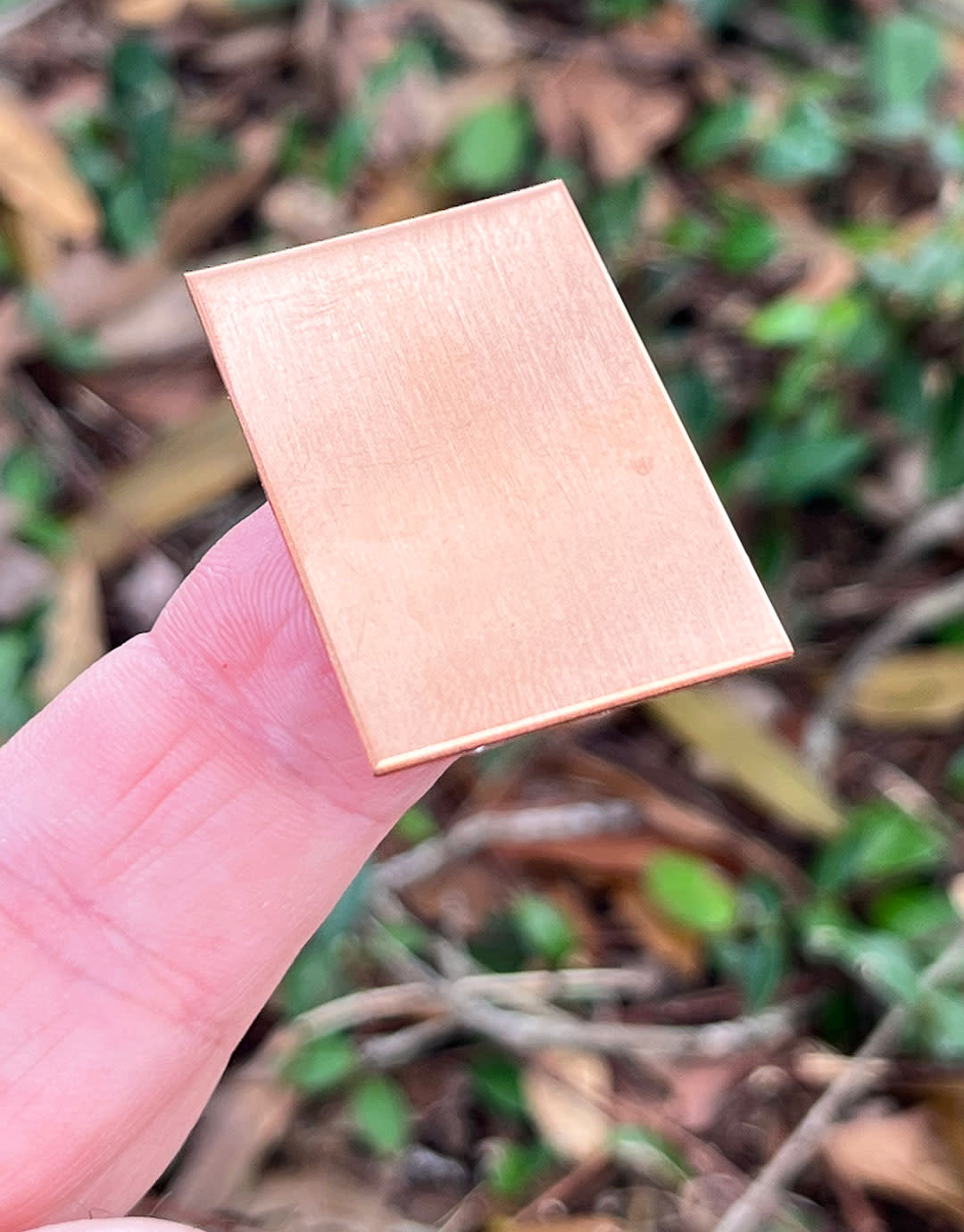 MSC36318 = Copper Shape Rectangle 1'' x 1-1/2'' 18ga (Pkg of 8)