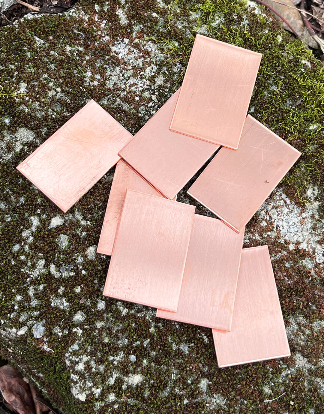 MSC36318 = Copper Shape Rectangle 1'' x 1-1/2'' 18ga (Pkg of 8)