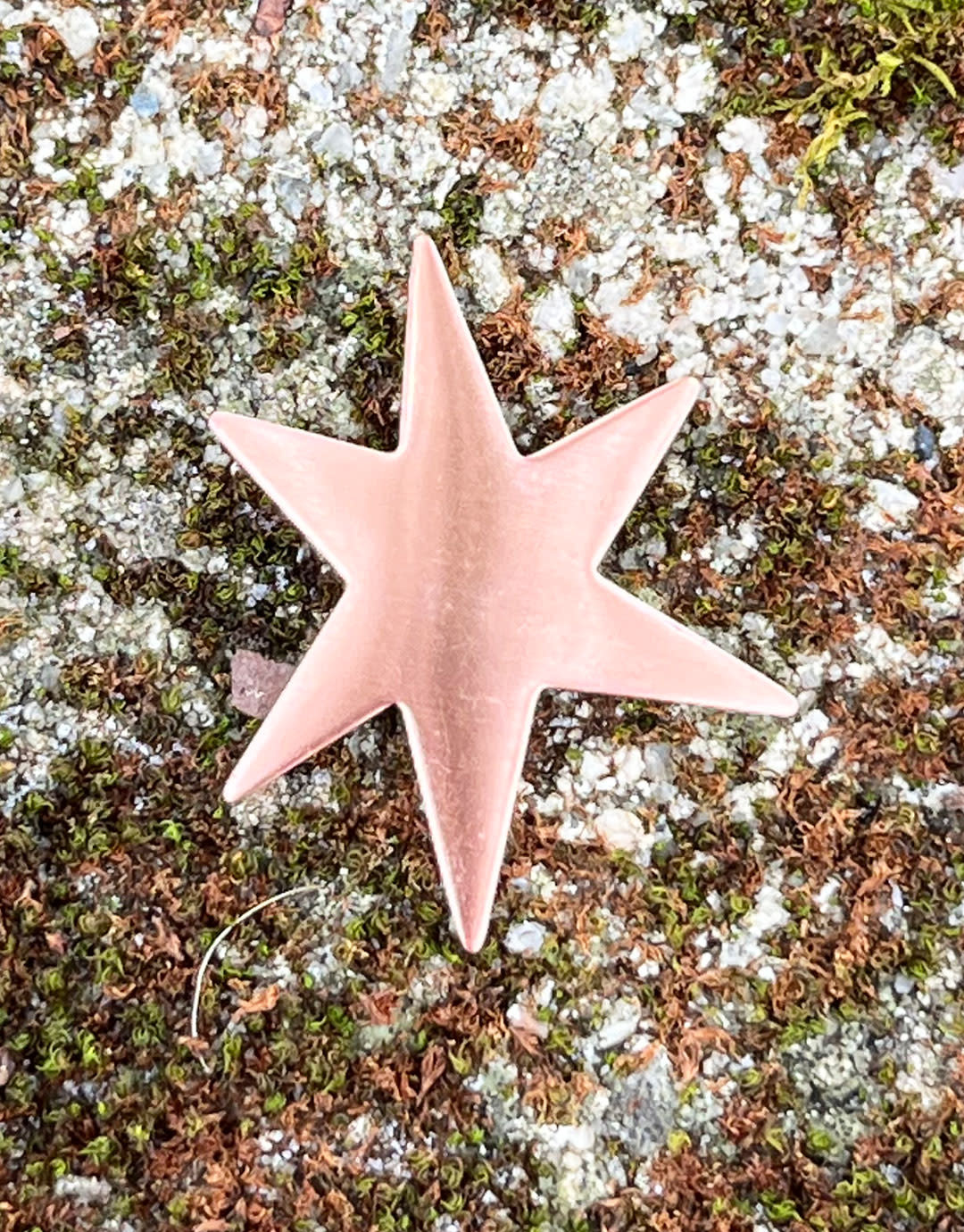 MSC53124 = COPPER SHAPE - STAR 24ga 1-1/8'' (Pkg of 6)