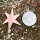 MSC53124 = COPPER SHAPE - STAR 24ga 1-1/8'' (Pkg of 6)