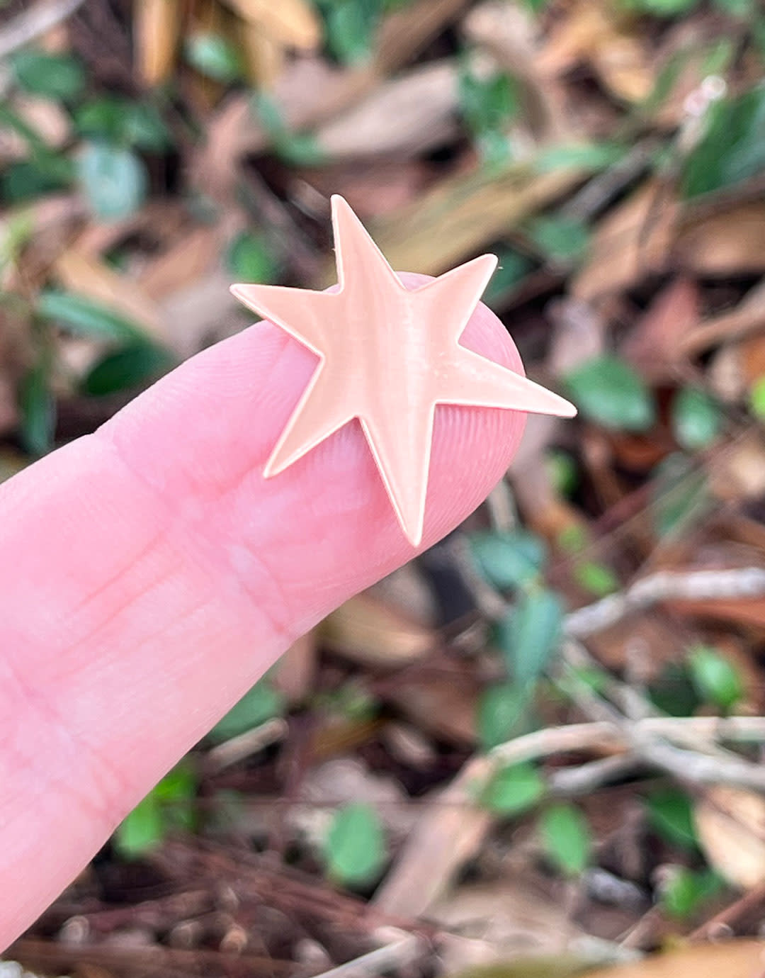 MSC53124 = COPPER SHAPE - STAR 24ga 1-1/8'' (Pkg of 6)