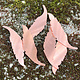 MSC57124 = COPPER SHAPE - FEATHER  24ga 2-5/16''  (Pkg of 6)
