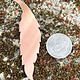 MSC57124 = COPPER SHAPE - FEATHER  24ga 2-5/16''  (Pkg of 6)