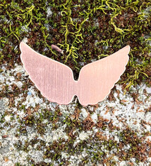MSC59324 = COPPER SHAPE - ANGEL WINGS  24ga (Pkg of 6)