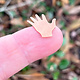 MSC59424 = COPPER SHAPE - HAND 3/4'' x 7/8''  24ga (Pkg of 6)