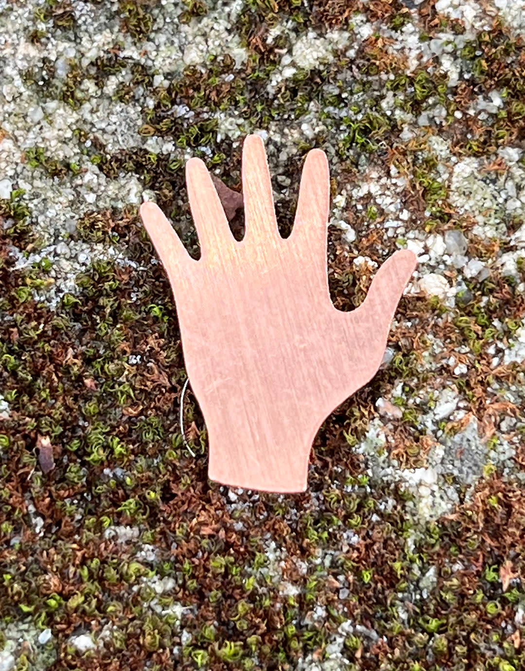 MSC59424 = COPPER SHAPE - HAND 3/4'' x 7/8''  24ga (Pkg of 6)
