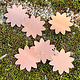 MSC40924 = COPPER SHAPE - FLOWER with RING 24ga 1''  (Pkg of 6)