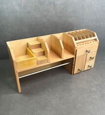 BN2075 = Wooden Tabletop Workbench Organizer