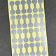 DTA7092 = Silver Dumbbell Tags 1-3/8'' x 1/2'' (Pkg of 1000)
