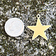 MSBR53024 = BRASS SHAPE - STAR with RING  7/8'' 24ga (Pkg of 6)