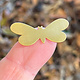 MSBR54424 = BRASS SHAPE - BUTTERFLY 1-5/16 x 11/16''  24ga (Pkg of 6)