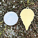 MSBR55124 = BRASS SHAPE - LEAF with RING 24ga (Pkg of 6)