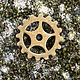 MSBR56324 = Trinity Brass Open Spoke Gear 16mm Antique Gold Color (Pkg of 6)