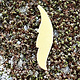 MSBR57024 = BRASS SHAPE - FEATHER 24ga (Pkg of 6)