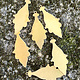MSBR59124 = BRASS SHAPE - DROP with RING 1-1/4 x 5/8''  24ga (Pkg of 6)