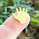 MSBR59424 = BRASS SHAPE - HAND 3/4'' x 7/8''  24ga (Pkg of 6)