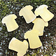 MSBR59724 = BRASS SHAPE - LARGE T-SHIRT with RING 24ga (Pkg of 6)