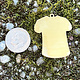 MSBR59724 = BRASS SHAPE - LARGE T-SHIRT with RING 24ga (Pkg of 6)