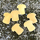 MSBR59824 = BRASS SHAPE - SMALL T-SHIRT with RING 24ga (Pkg of 6)
